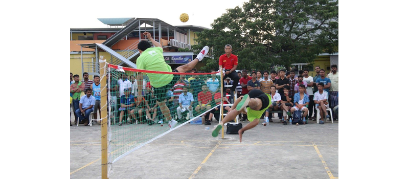 Sepak Takraw Action 1