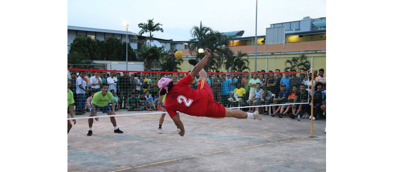 Sepak Takraw Action 2